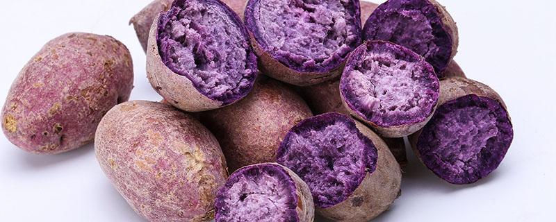 紫薯有白色液体能吃吗 紫薯切开有白点能吃吗