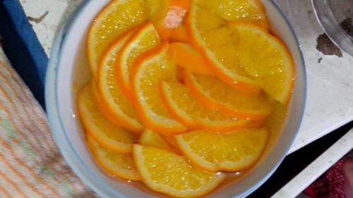 冰糖蒸橙子治咳的做法