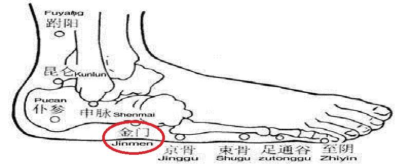 脚的金门在什么位置（金门在哪个位置）