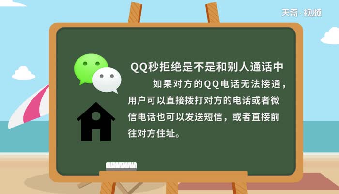 QQ秒拒绝是不是和别人通话中  QQ秒拒绝是不是和别人通话中