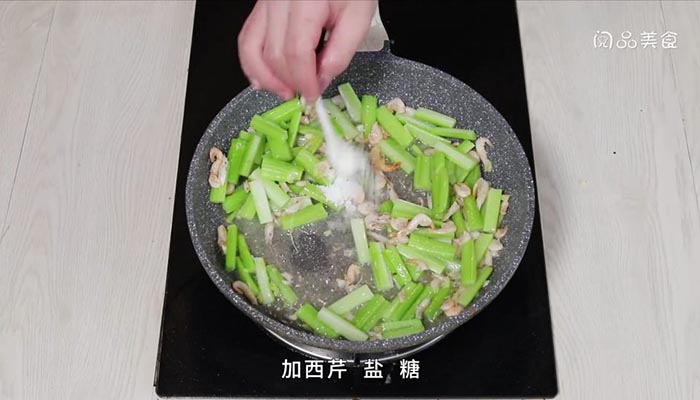 西芹炒河虾的做法 西芹炒河虾