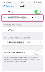 索尼SRS-ZR7怎么通过iphone或itouch连接到网络
