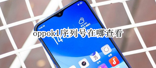 oppok1序列号在哪查看