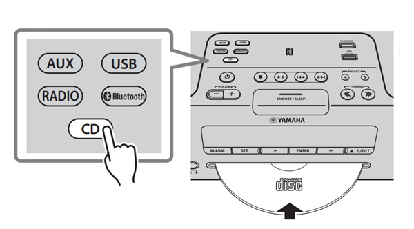 雅马哈TSX-235怎么播放CD中的文件