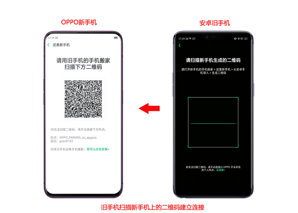 oppo手机怎么把旧手机数据转移到新手机