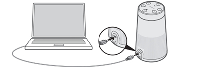 SoundLink Revolve蓝牙音响怎么连接USB线缆