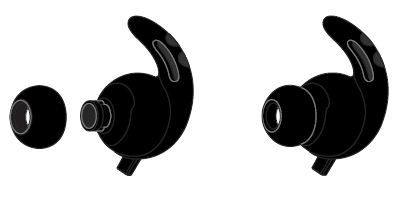 JBL UA Flex耳机怎么更换耳帽和耳套