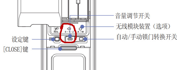 三星p718指纹锁怎么静音