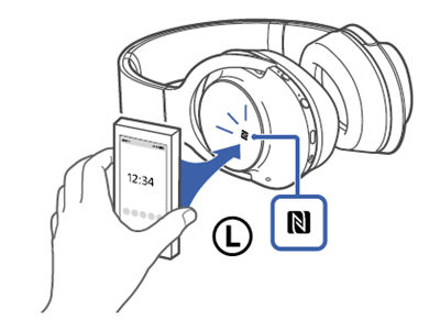 索尼WH-H900N耳机NFC连接方法