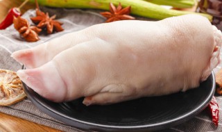 清炖猪脚汤的做法 清炖猪脚汤的做法步骤