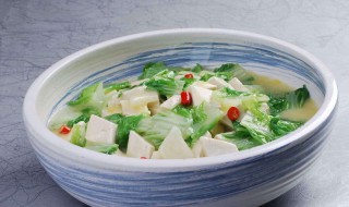 白菜炖豆腐减肥吗 吃什么减肥