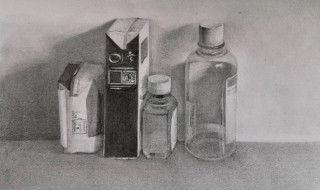 瓶子怎么画 素描瓶子画法