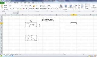 excel表格中间如何加斜线然后输入文字? 电子表格的作用是什么