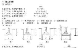 基础土方开挖计算公式 基础土方开挖计算公式是什么