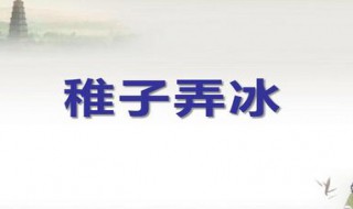 稚子弄冰这首诗的主旨是什么（稚子弄冰这首诗的主要内容是什么）