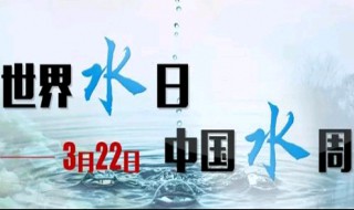 世界水周的宣传口号（世界水日的宣传口号）