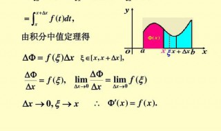 积分中值定理公式 拉格朗日中值定理公式