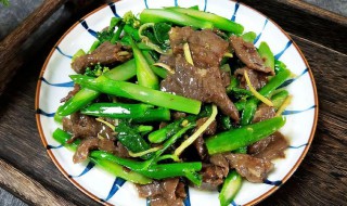 芥蓝炒肉片 芥蓝炒肉的做法大全窍门
