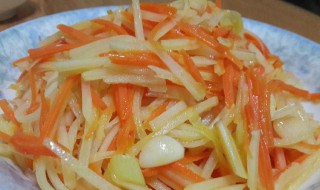 胡萝卜土豆丝的做法（胡萝卜土豆丝的做法窍门）