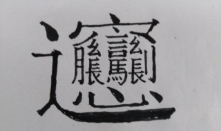 笔画最多的字（笔画最多的字怎么写）