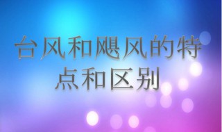 台风和飓风什么区别 台风和飓风的区别是啥