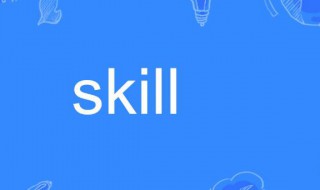 skill是什么意思（skillful是什么意思）