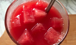 西瓜汁怎么做冰凉粉 西瓜汁怎么做冰沙