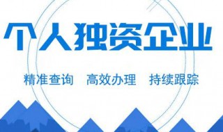 什么是个人独资企业 什么是个人独资企业?它有哪些特征?