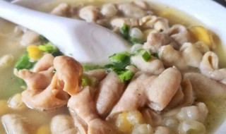 肥肠豆汤的做法 白豆汤的做法