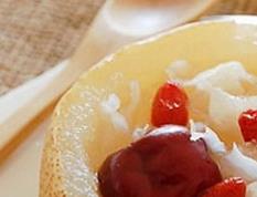 百合红枣梨粥的材料和做法步骤教程 百合梨子红枣汤