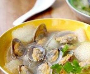冬瓜蛤蜊汤的材料和做法步骤