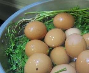 艾叶煮鸡蛋的做法步骤教程（如何煮艾叶鸡蛋）