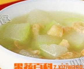 虾米冬瓜汤原料和做法 虾米冬瓜汤怎么做好吃窍门