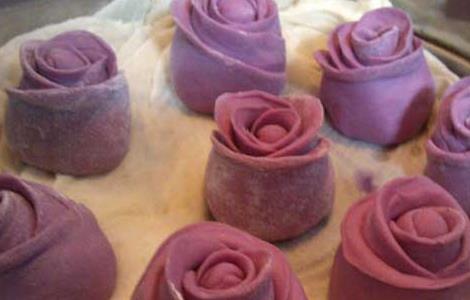 紫薯玫瑰花馒头的做法（紫薯玫瑰花馒头怎么做）