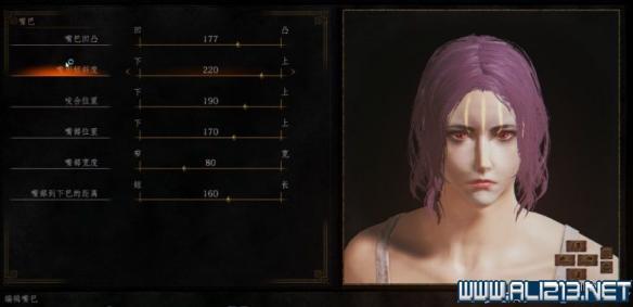 《黑暗之魂3》紫发美女详细捏脸数据图文攻略