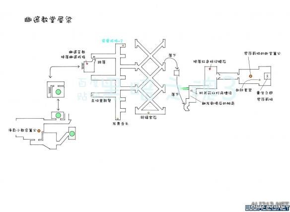 《黑暗之魂3》中文全物品收集标注地图合集 灰烬墓地+传火祭祀场所