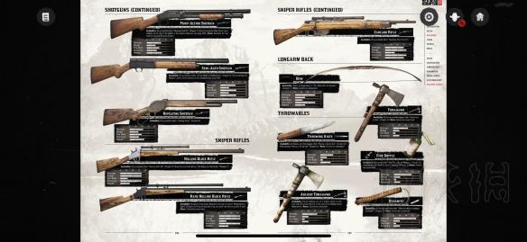 荒野大镖客2武器介绍 荒野大镖客2武器有多少种