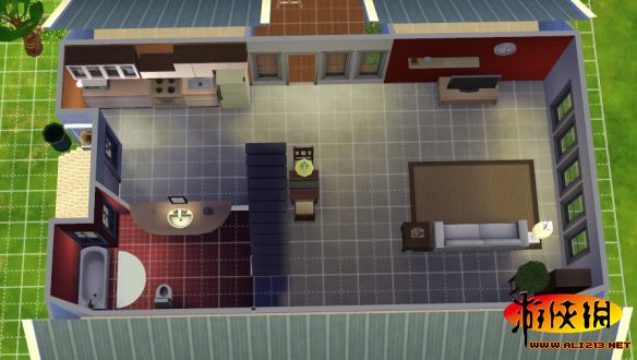 《模拟人生4》厨房柜台不同形式的变异方法