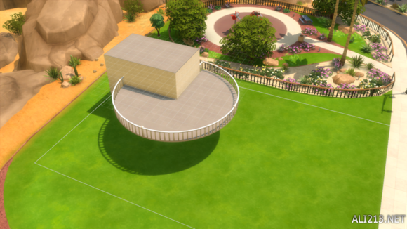 《模拟人生4》圆形的阳台制作教程
