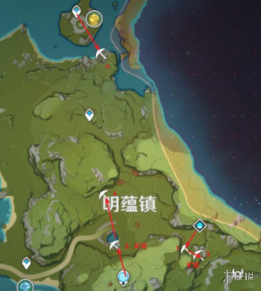 原神夜泊石怎么采集 原神夜泊石分布图分享