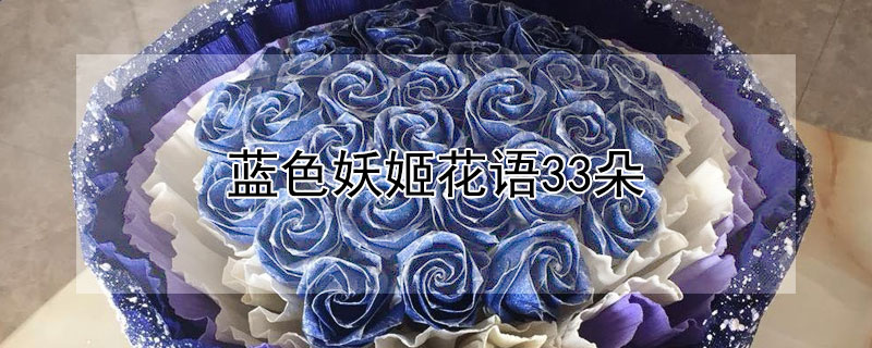 蓝色妖姬花语33朵 蓝色妖姬的花语33朵