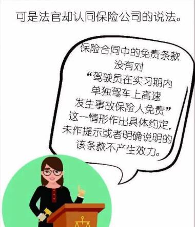 新手实习期上高速出事故，保险公司赔吗?