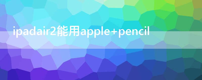 ipadair2能用apple ipadair2能用电容笔吗