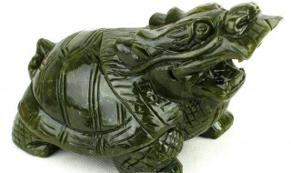 龙龟摆件长生不老 龟身上有龙的摆件
