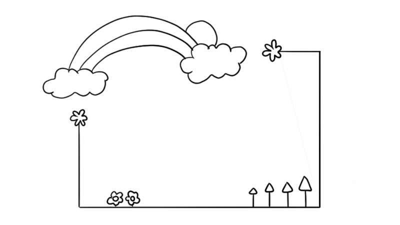 边框简笔画