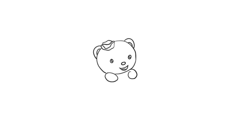 小熊简笔画