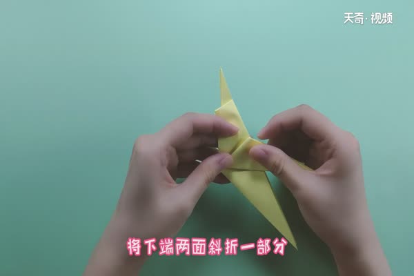 啄木鸟怎么折