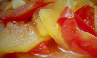 冬爪炒西红柿怎么做好吃（红烧冬瓜的做法）