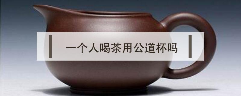 一个人喝茶用公道杯吗 喝茶时茶杯和公道杯的摆放