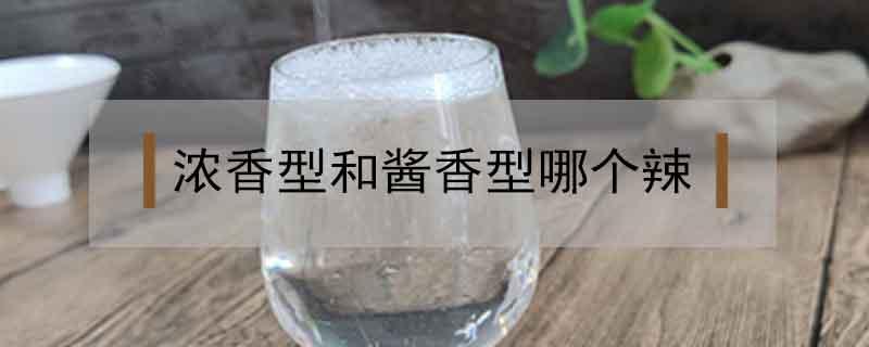 浓香型和酱香型哪个辣